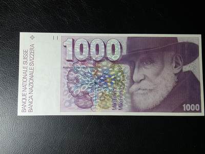叁拾收藏第29期 - 瑞士1988年1000法郎  大蚂蚁  UNC