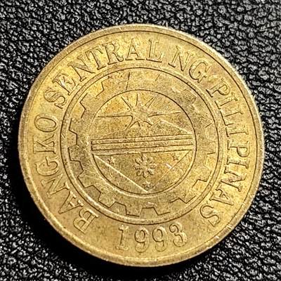 泉币菌-第50场-周末捡漏场 菲律宾25分 黄铜币 20mm 