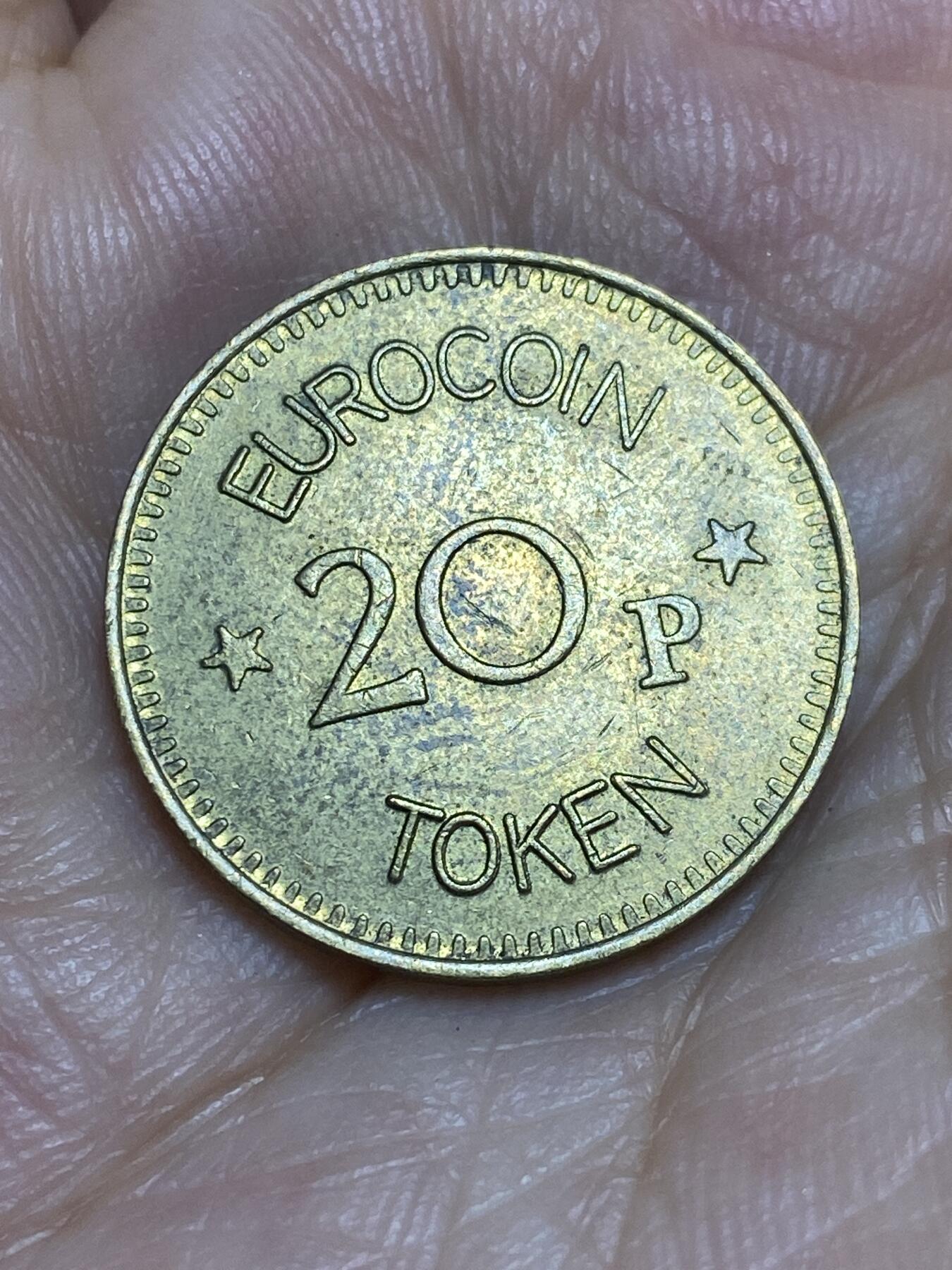2025年第六十四场(总第九十场）外国好品散币(免佣金) 英国🇬🇧机器经销商20便士代币