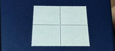 德国邮票专场，都是四方联 德国邮票四方连，1964年发行，城市建筑系列邮票 ，套票之一，品相如图