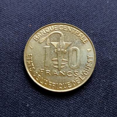 【游宝拍卖】乙巳蛇年54期 周二集拍 - 西非 10法郎 1997年