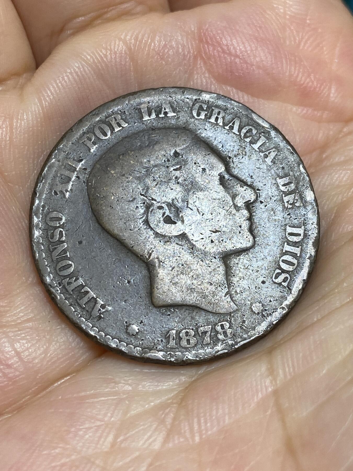 2025年第六十四场(总第九十场）外国好品散币(免佣金) 西班牙🇪🇸1878年10分(阿方索十二世时期)