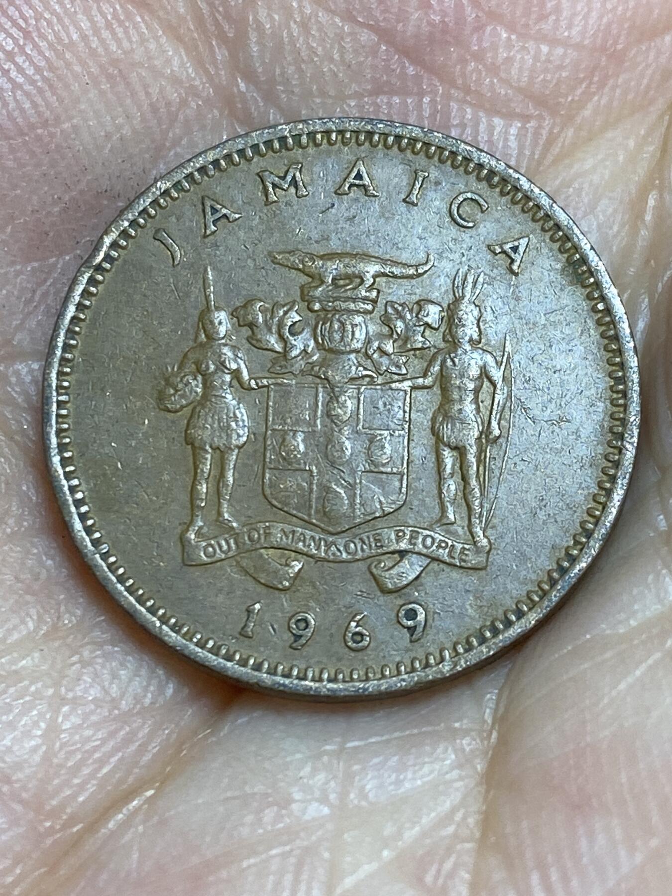 2025年第六十四场(总第九十场）外国好品散币(免佣金) 牙买加🇯🇲1969年1分