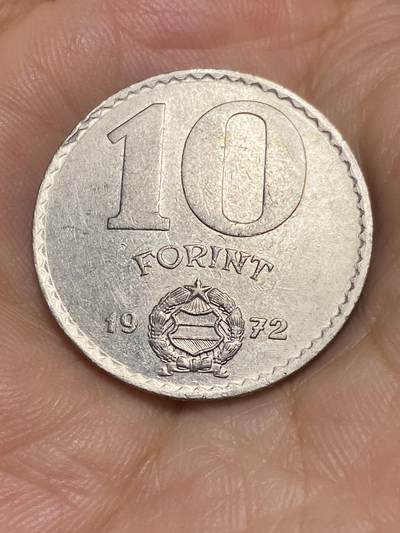 2025年第六十四场(总第九十场）外国好品散币(免佣金) - 匈牙利🇭🇺1972年10福林(早期纯镍大尺寸版)