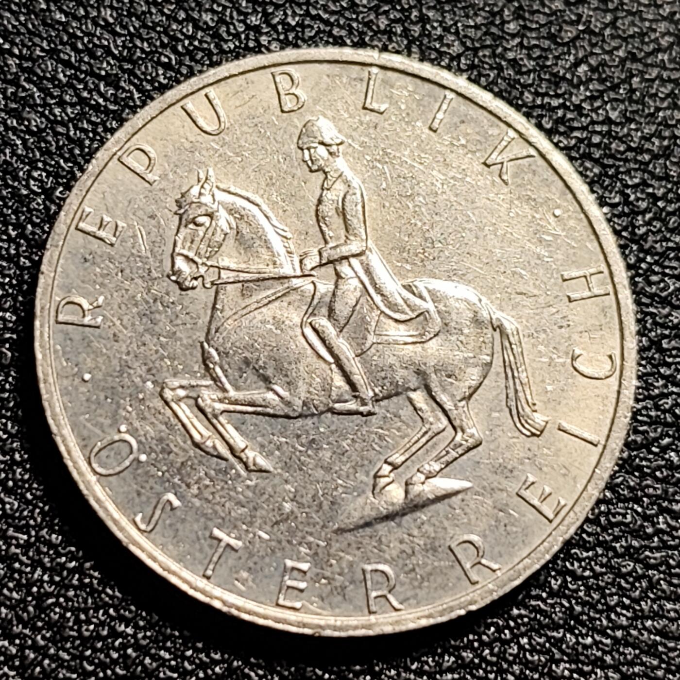 泉币菌-第50场-周末捡漏场  奥地利1993年5先令 利皮扎马术种马 23.5mm