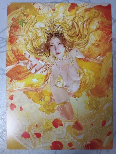 花开卡拍第30期（7月13号周日截拍，品控勿拍!!!拍品不寄存，运费5元，自制卡难免瑕疵，可能存在轻微撞角爆边等出厂瑕疵，品控介意勿拍！） - 燎原焱卡文化刷子妖姬传大乔九拼
