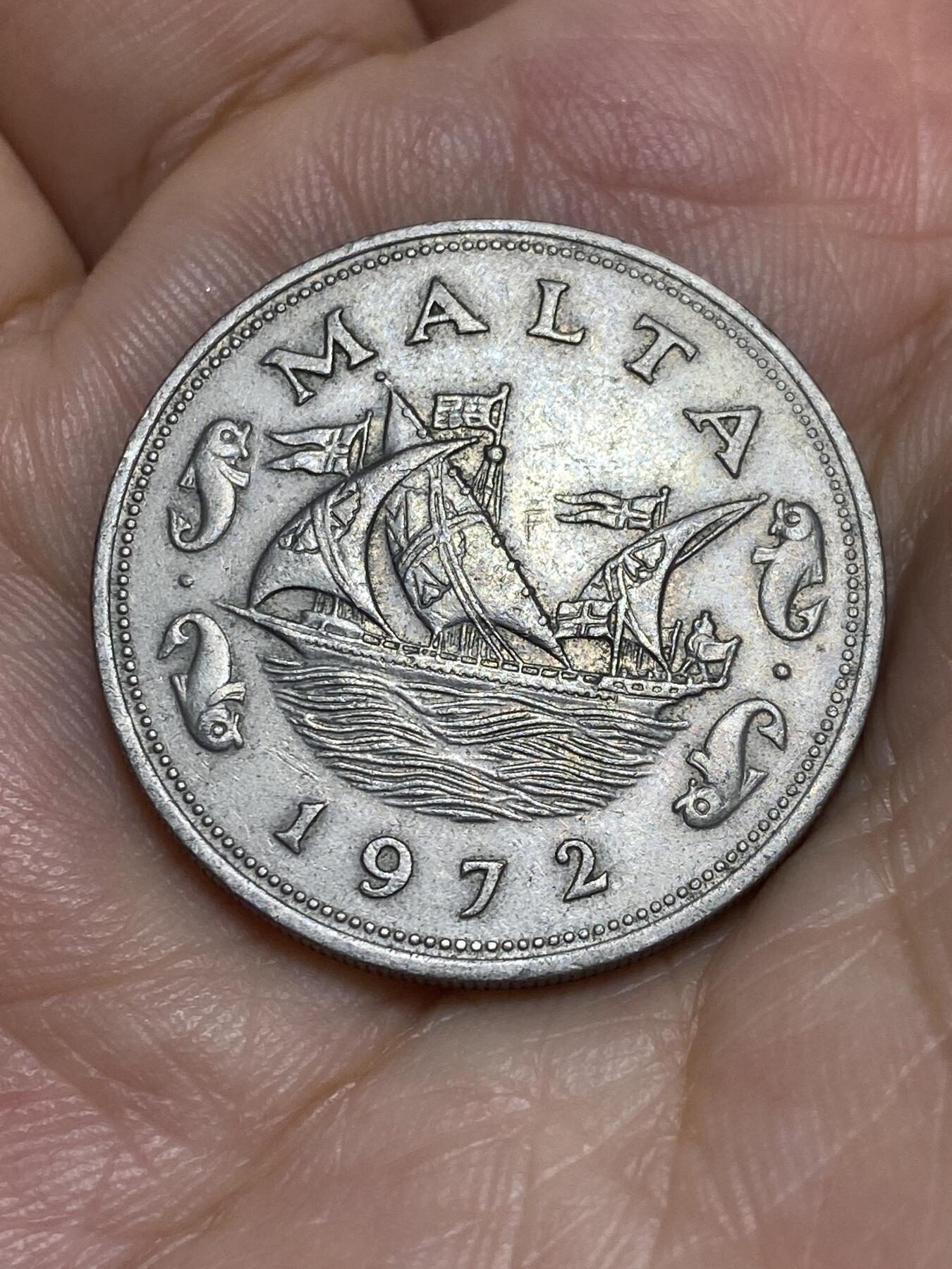 2025年第六十四场(总第九十场）外国好品散币(免佣金) 马耳他🇲🇹1972年10分