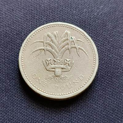 【游宝拍卖】乙巳蛇年54期 周二集拍 - 英国 1英镑 高冠版