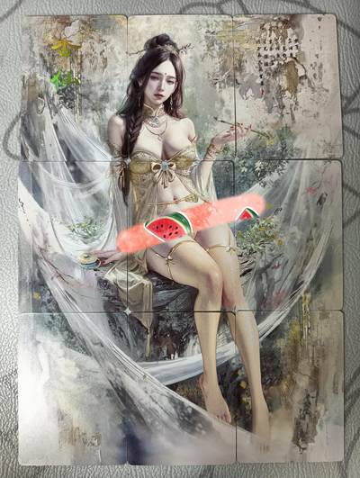 花开卡拍第30期（7月13号周日截拍，品控勿拍!!!拍品不寄存，运费5元，自制卡难免瑕疵，可能存在轻微撞角爆边等出厂瑕疵，品控介意勿拍！） - 燎原焱卡文化刷子妖姬传杏仙九拼
