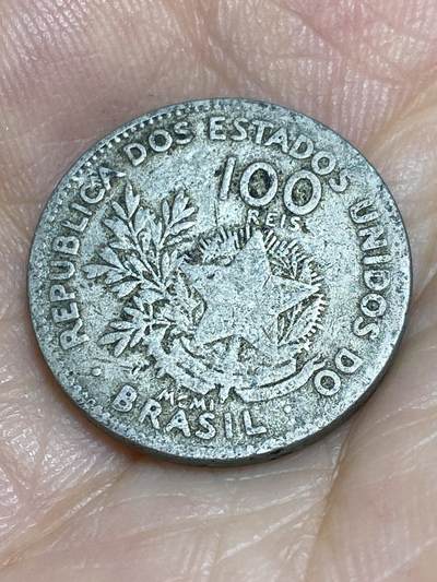 2025年第六十五场(总第九十一场）外国好品散币(免佣金) - 巴西🇧🇷1901单年份100瑞斯(罗马数字日期)