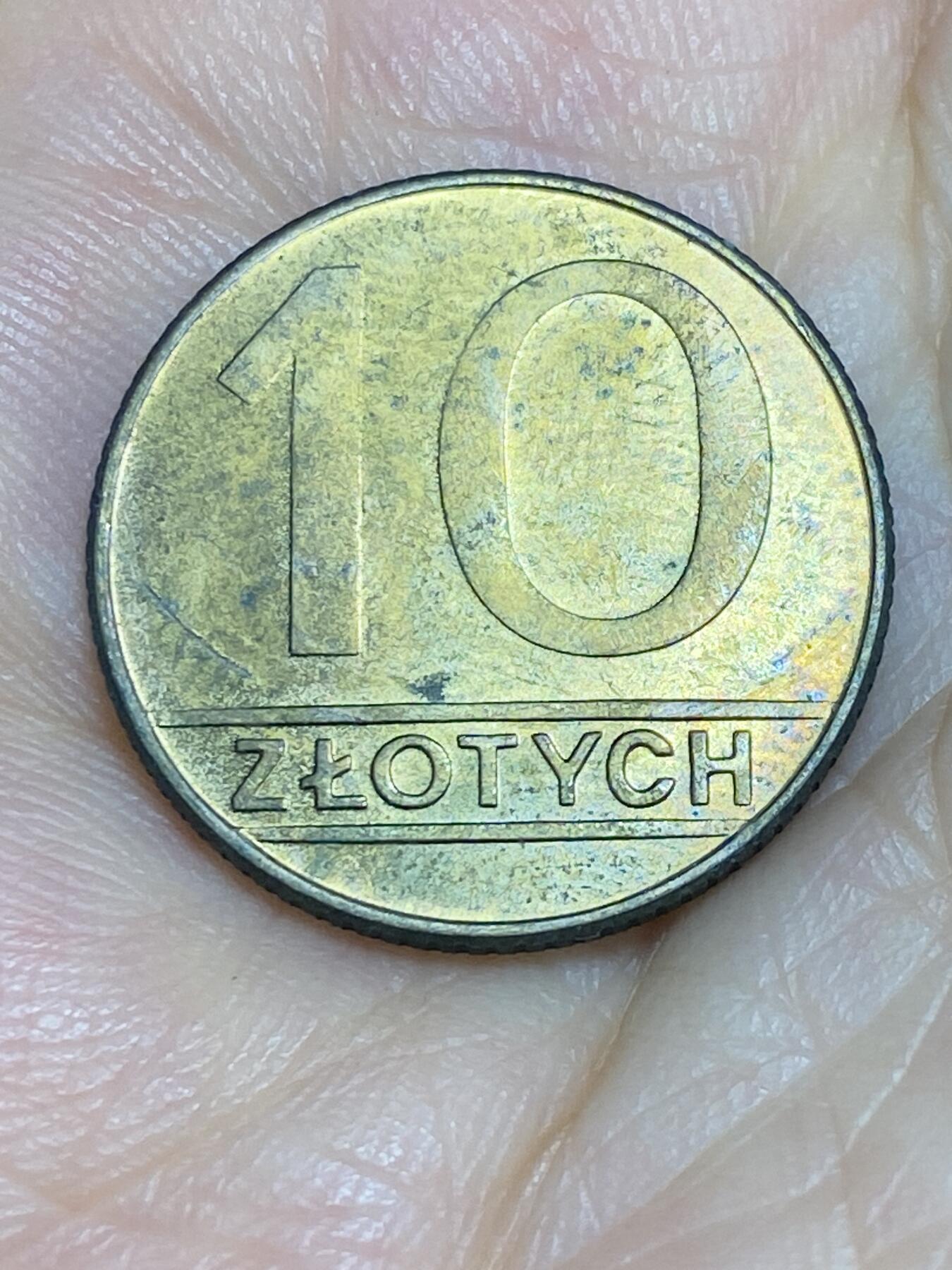 2025年第六十五场(总第九十一场）外国好品散币(免佣金) 波兰🇵🇱1990年10兹罗提(缩小尺寸版，关门年仅发行2年)