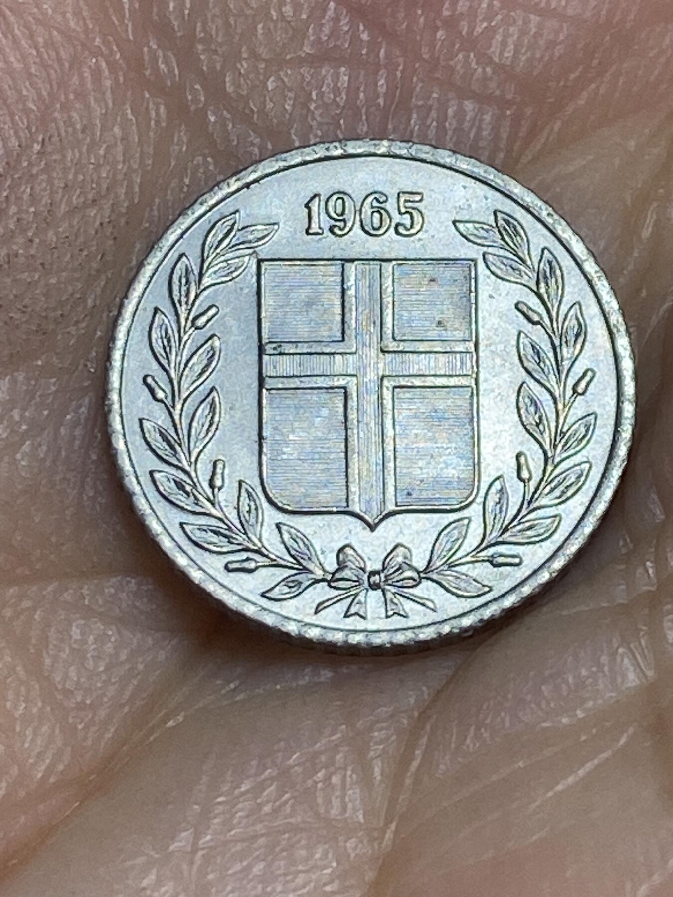 2025年第六十四场(总第九十场）外国好品散币(免佣金) 好品–冰岛🇮🇸1965年10奥拉