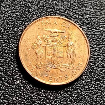 泉币菌-第50场-周末捡漏场 牙买加1996年10分硬币 袖珍币
