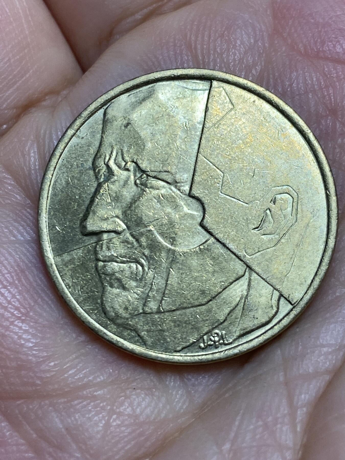 2025年第六十五场(总第九十一场）外国好品散币(免佣金) 比利时🇧🇪1986年5法郎(博杜安一世时期，法语版)