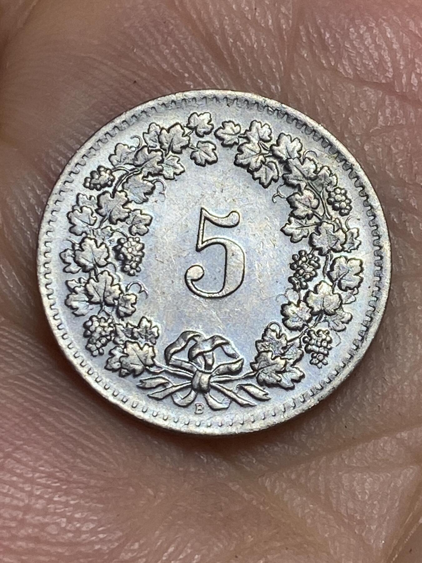 2025年第六十四场(总第九十场）外国好品散币(免佣金) 瑞士🇨🇭1963年5生丁