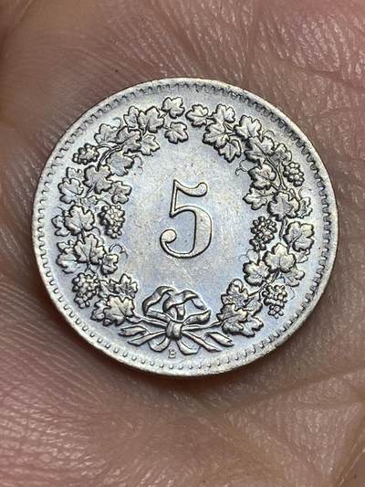 2025年第六十四场(总第九十场）外国好品散币(免佣金) - 瑞士🇨🇭1963年5生丁