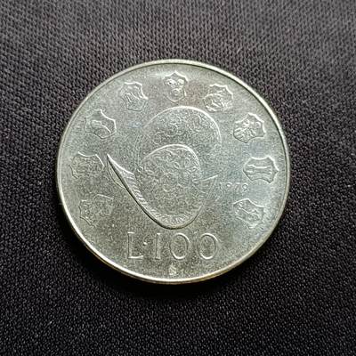 【游宝拍卖】乙巳蛇年54期 周二集拍 - 圣马力诺100里拉