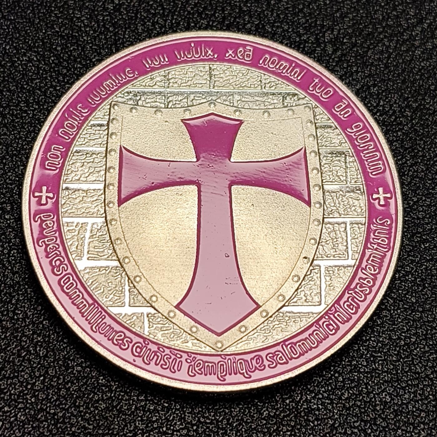 泉币菌-第51场-各国散币场 马剑圣殿骑士 纪念章 直径约40mm 