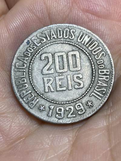 2025年第六十五场(总第九十一场）外国好品散币(免佣金) - 巴西🇧🇷1929年200瑞斯