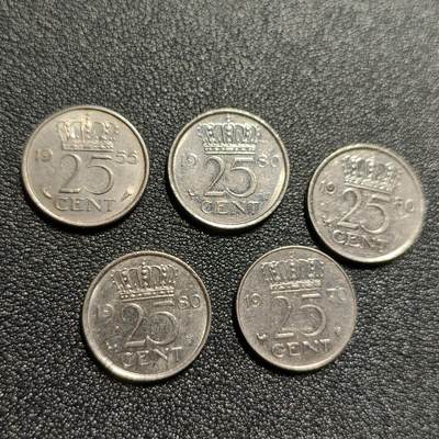 泉币菌-第50场-周末捡漏场 - 荷兰组合币5枚