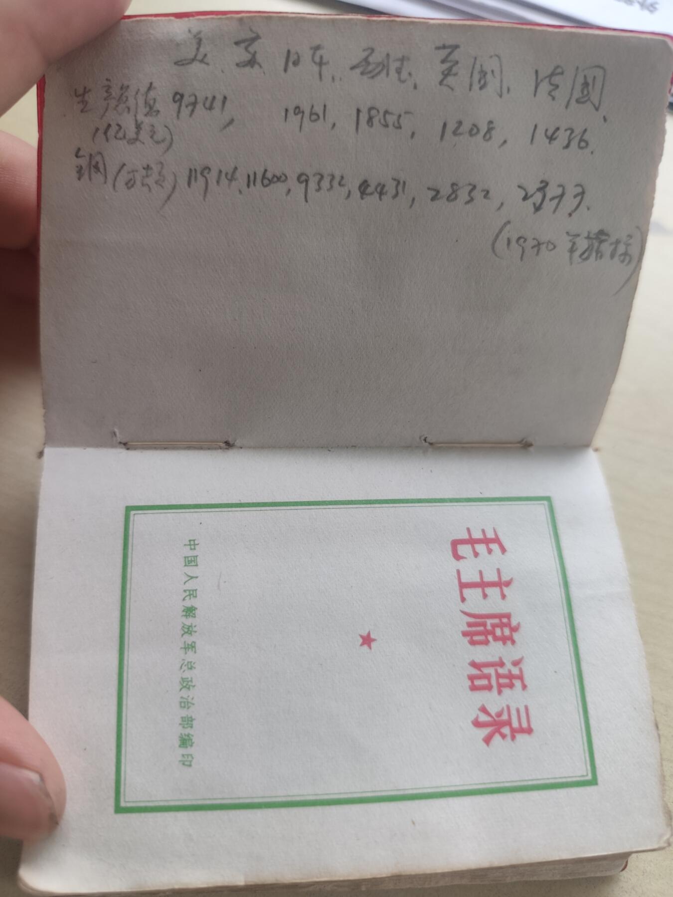 最高指示毛主席语录红宝书