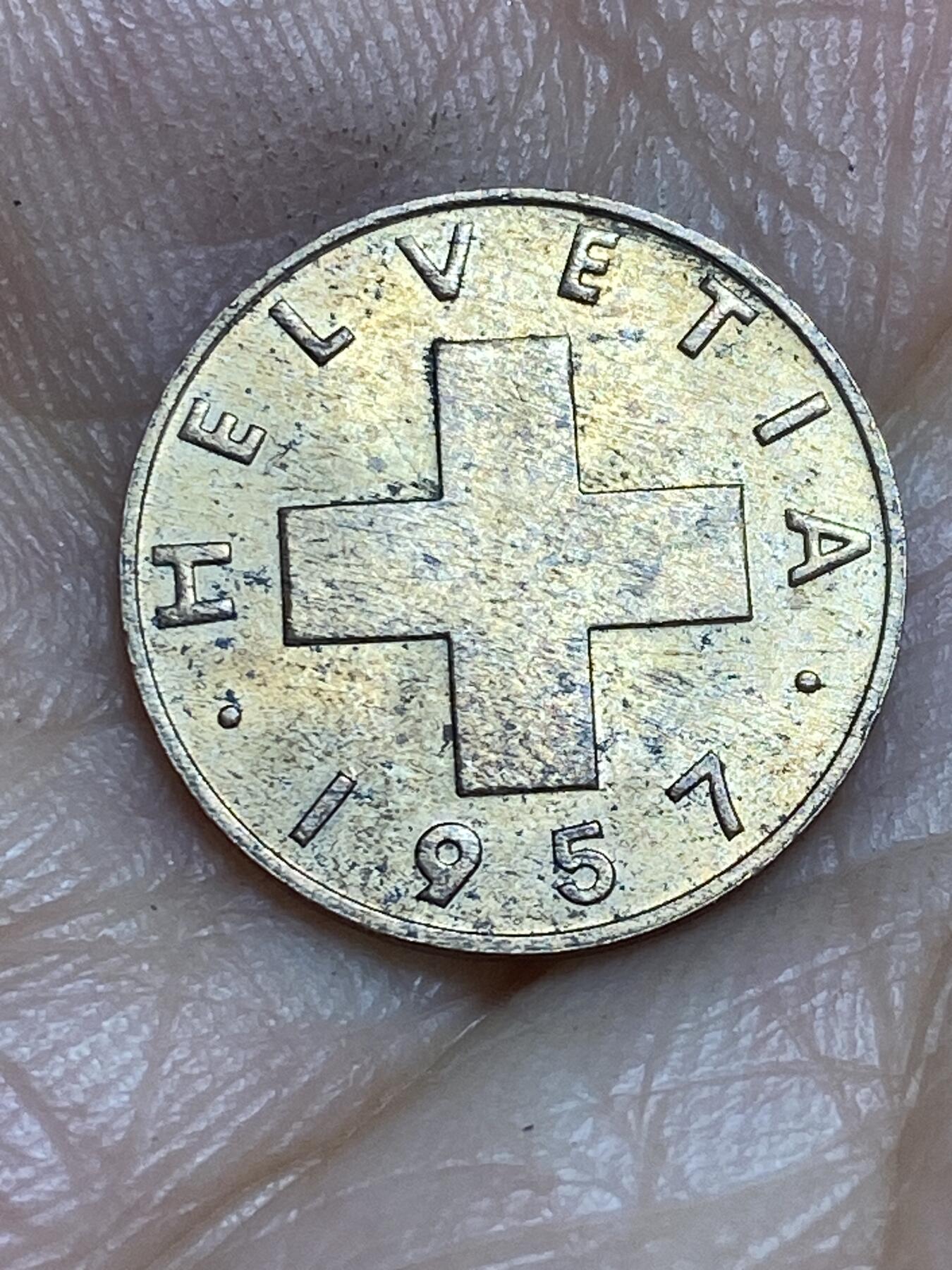 2025年第六十四场(总第九十场）外国好品散币(免佣金) 瑞士🇨🇭1957年1生丁