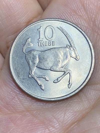 2025年第六十五场(总第九十一场）外国好品散币(免佣金) - 好品–博茨瓦纳🇧🇼1976年10西比(首发年)