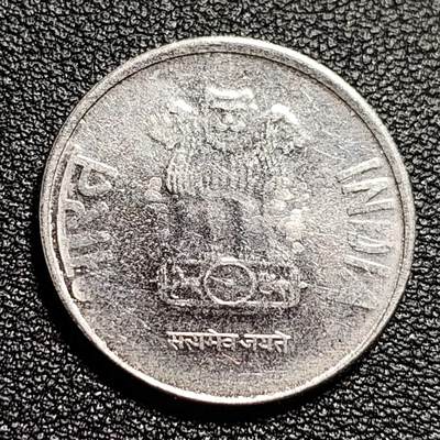 泉币菌-第50场-周末捡漏场 印度2卢比硬币 阿育王狮子座