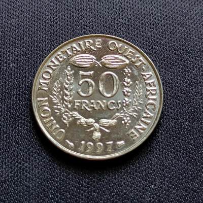 【游宝拍卖】乙巳蛇年54期 周二集拍 - 西非 50法郎 1997年