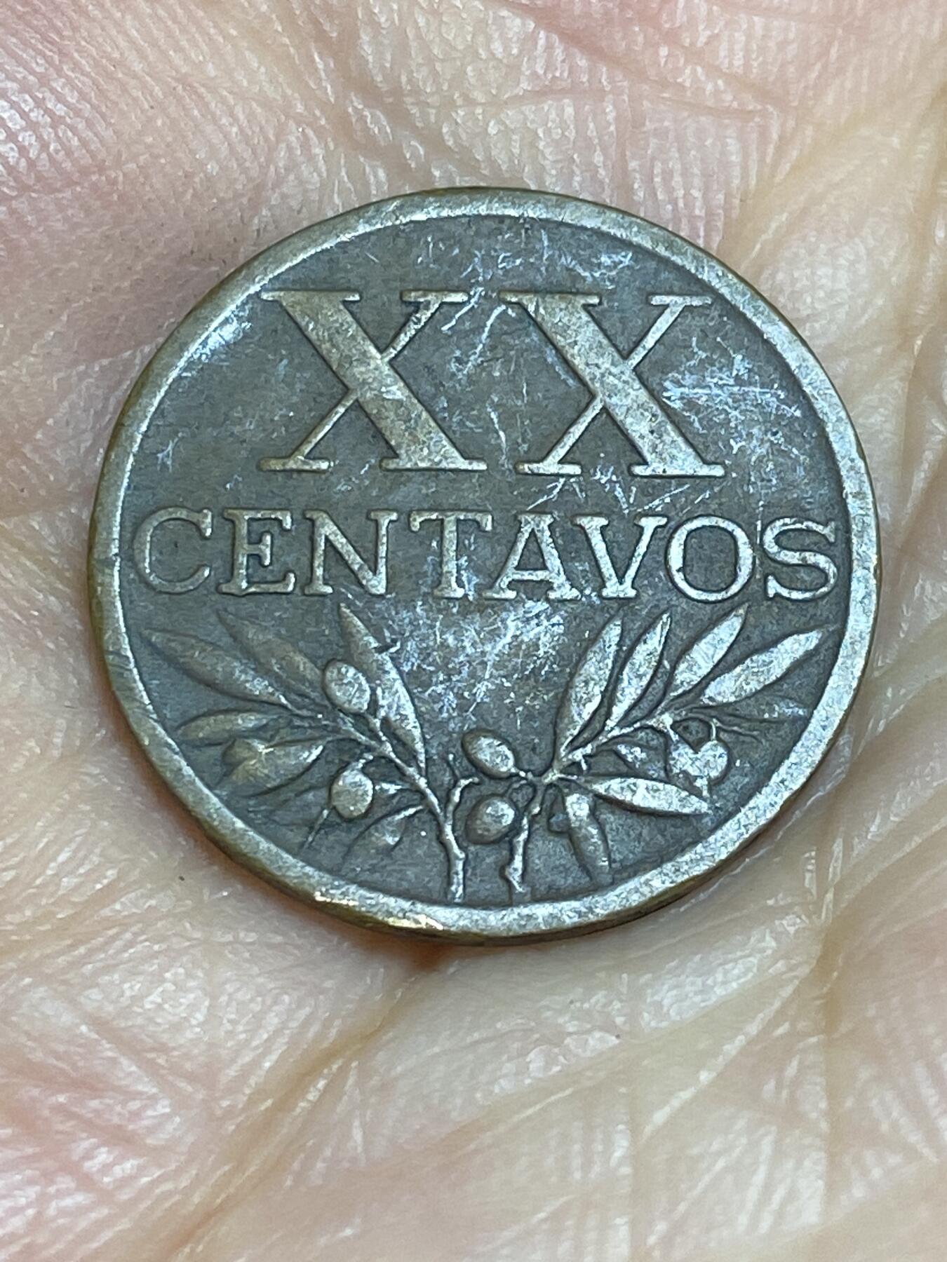 2025年第六十四场(总第九十场）外国好品散币(免佣金) 早期年份–葡萄牙🇵🇹1949年20分