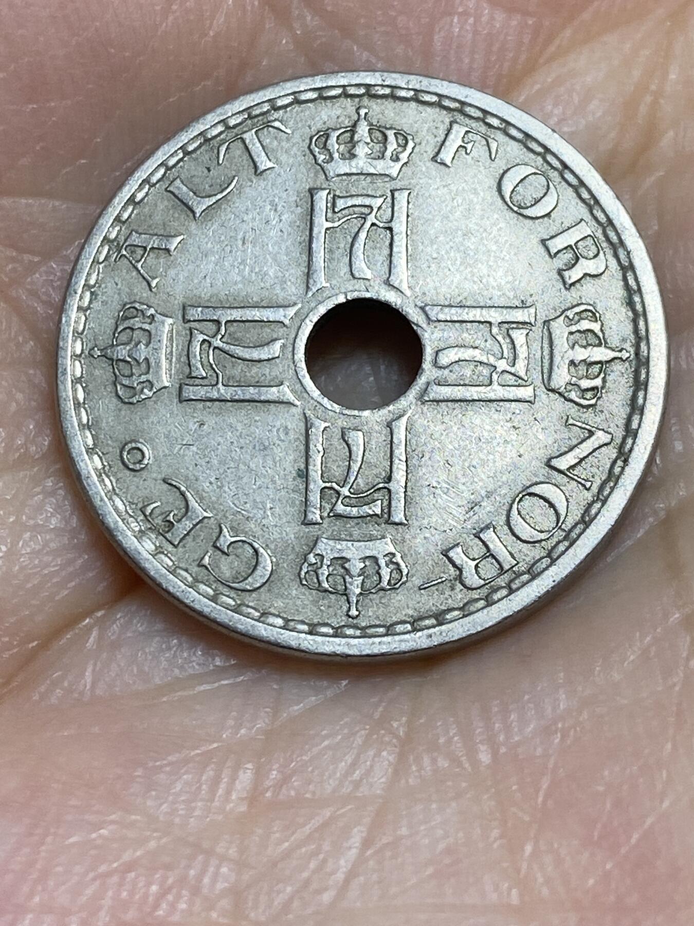 2025年第六十五场(总第九十一场）外国好品散币(免佣金) 好品–挪威🇳🇴1927年50欧尔(哈康七世早期)