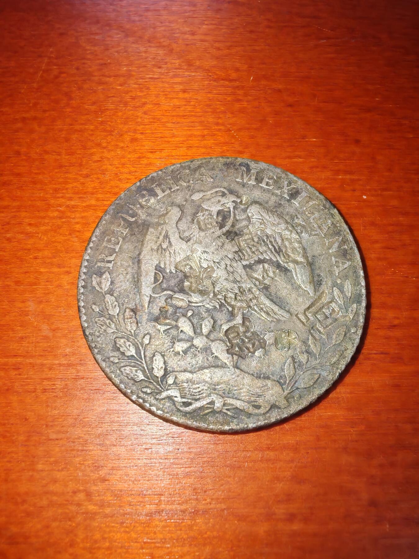 长老汇蛇年精选第二十一场拍卖 1878Mo MH墨西哥8R鹰洋，墨西哥城造币厂，有戳