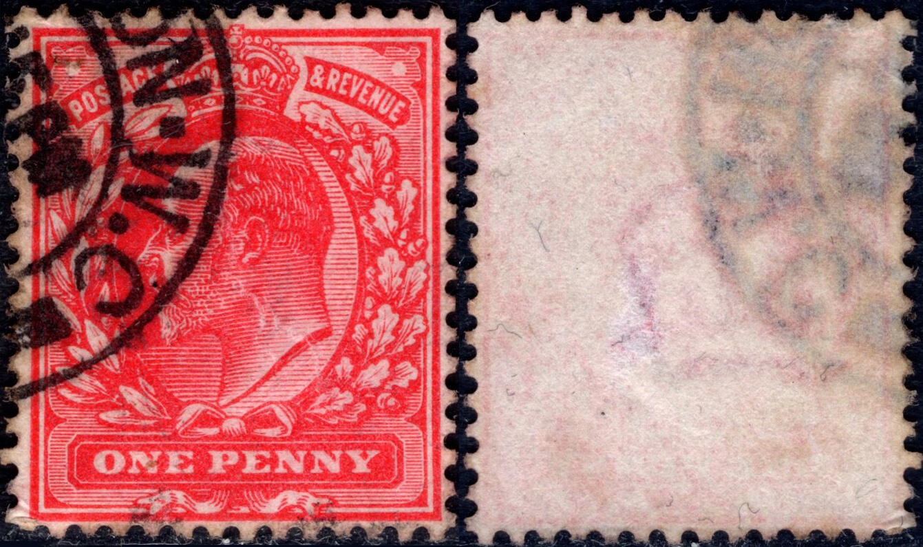 洪涛臻品批发群 精选邮票限时拍卖第1050期  英国1902爱德华七世1分旧