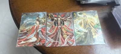 夜之极第二十四期 （7月12日周六晚10点截拍，欢迎竞拍） - 【亲签】卡德曼 星辰墨夜 千岛展会 亲签一套三张