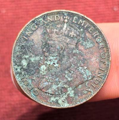 南宋泉阁俄币 外币 国币 专场第十四期【送拍无额外佣金】 - 英属香港 1933年 乔治五世 香港一仙铜币 通货好品