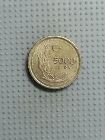 2025年第62场各国散币拍卖（总第62场） - 土耳其1995年5000里拉