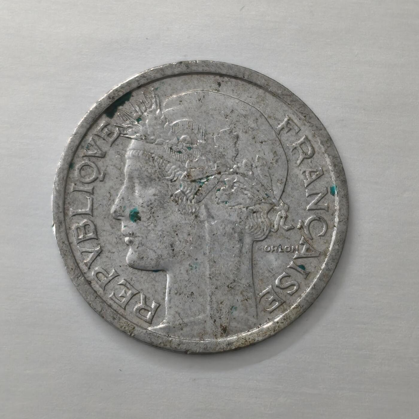 Krab外币市集Vol.19 法国1945年1法郎