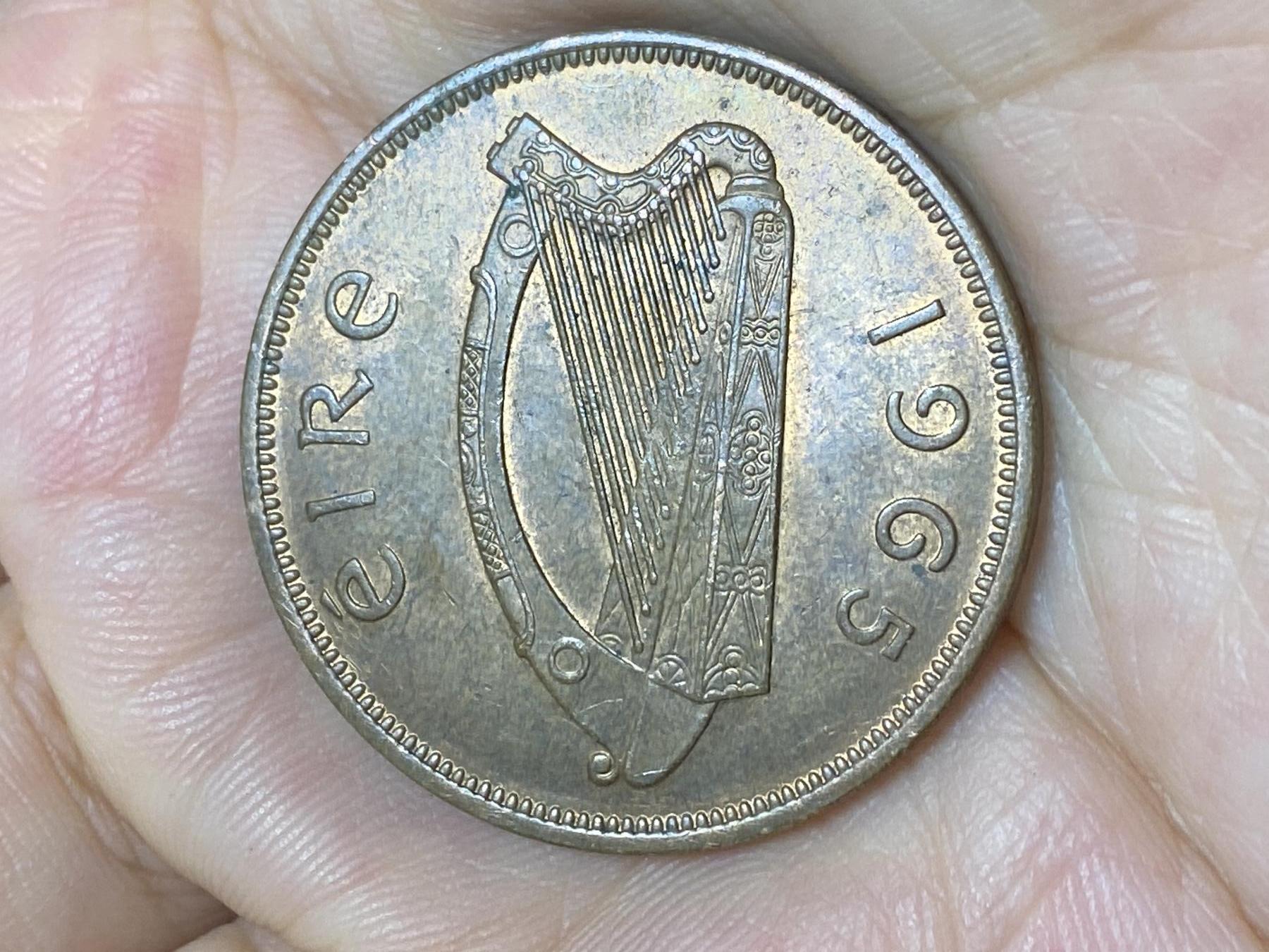 2025年第六十五场(总第九十一场）外国好品散币(免佣金) 带光好品–爱尔兰🇮🇪1965年1便士(共和国时期第一套)