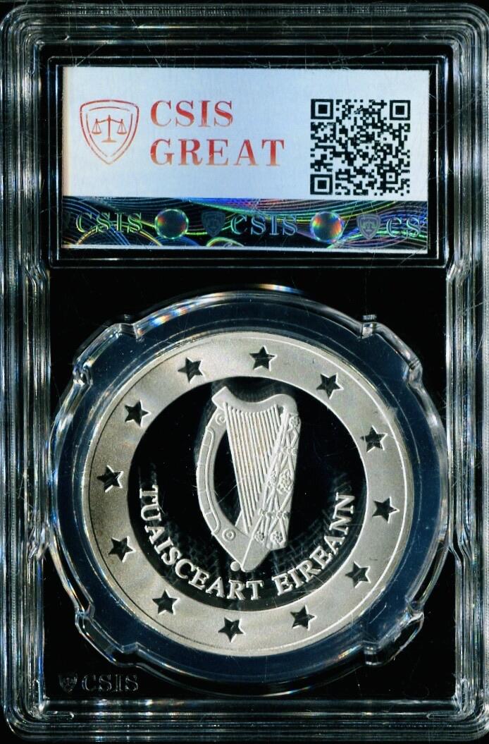 CSIS-GREAT评级精品钱币拍卖第三百零七期 北爱尔兰 鹿 臆造币章 CSIS70