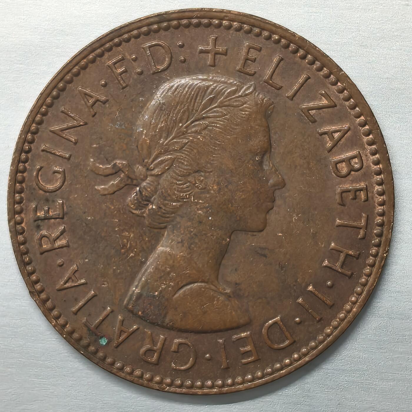 Krab外币市集Vol.19 英国1966年1/2便士