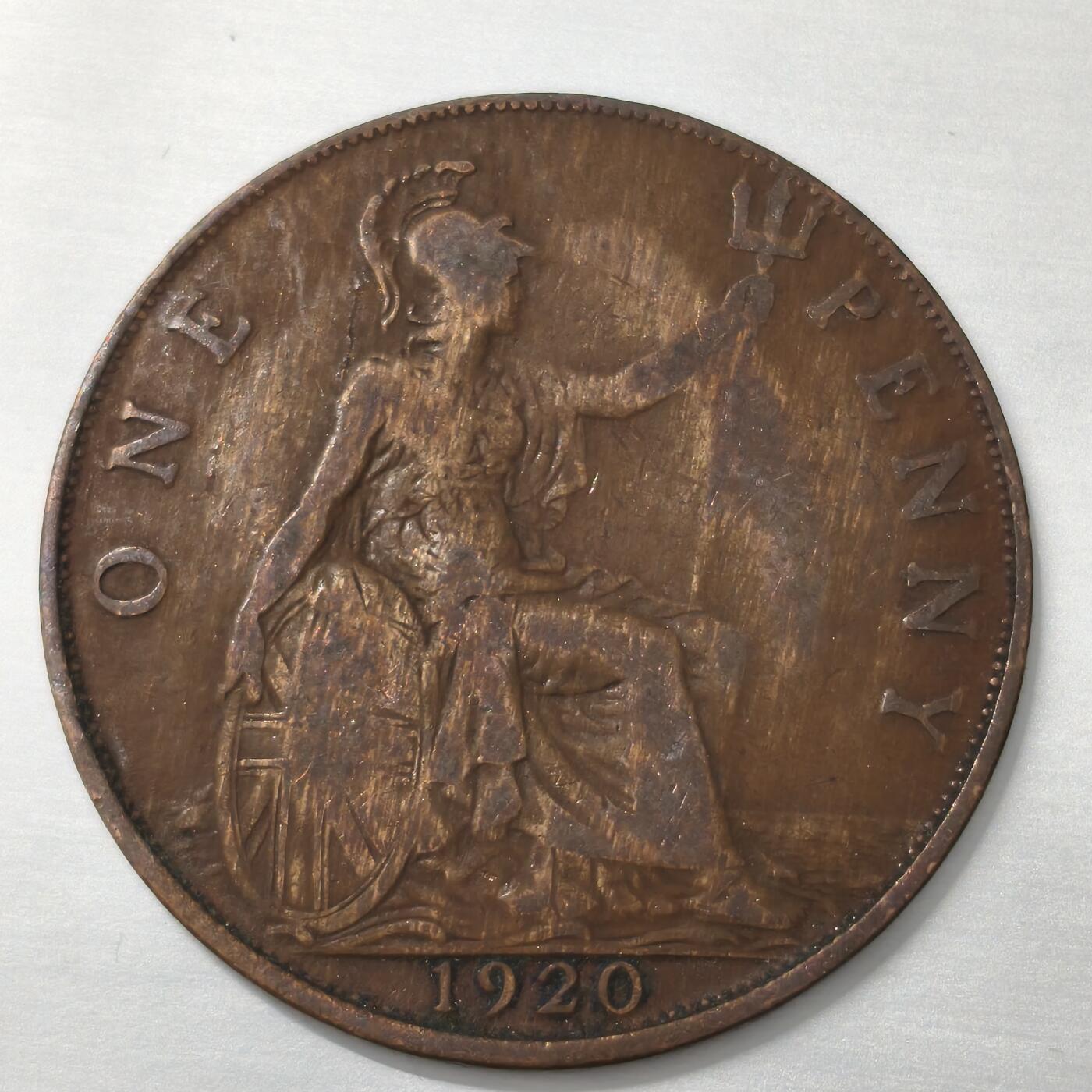 Krab外币市集Vol.19 英国1920年1便士