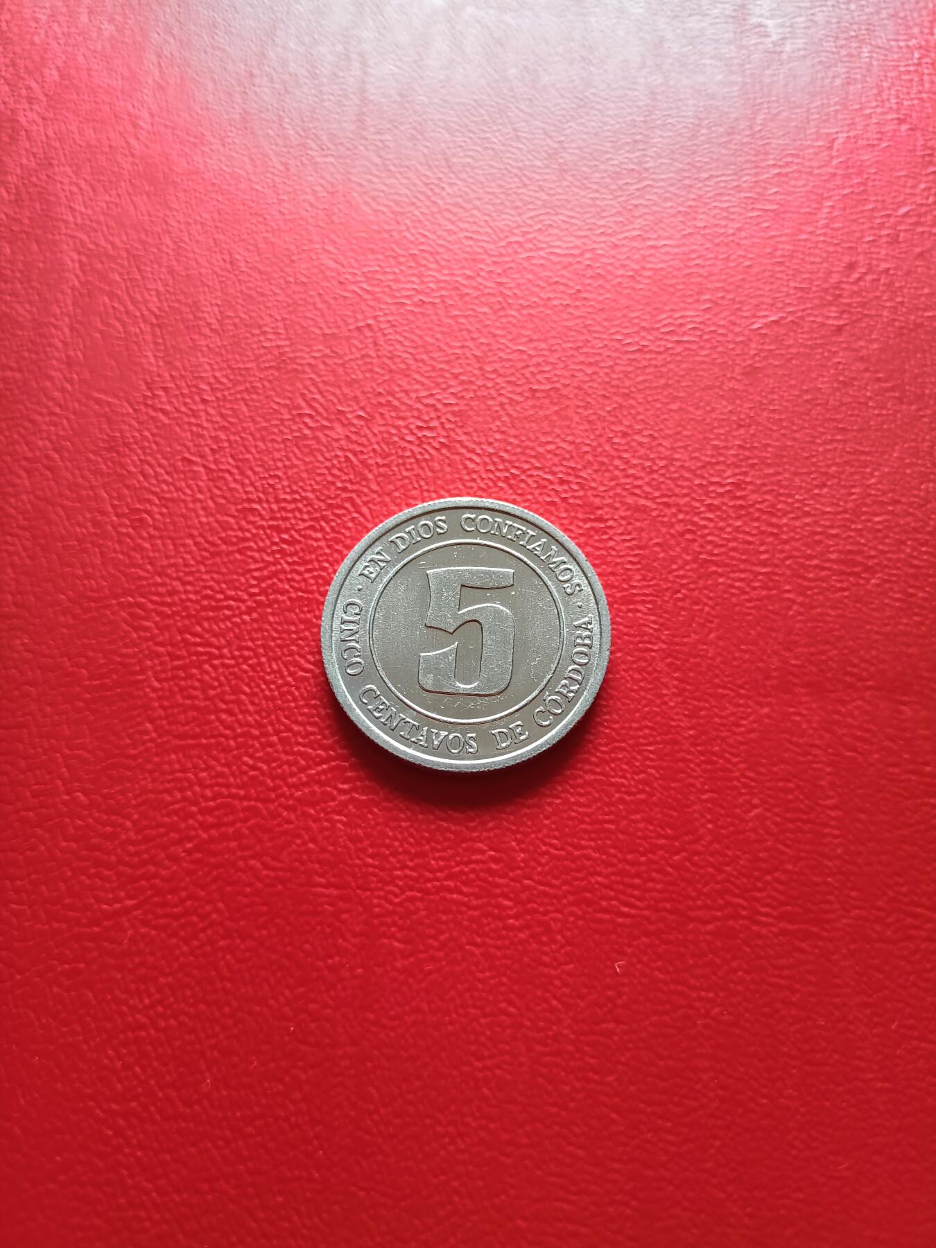 【云涧收藏】第四十五场 尼加拉瓜1974年5分，UNC