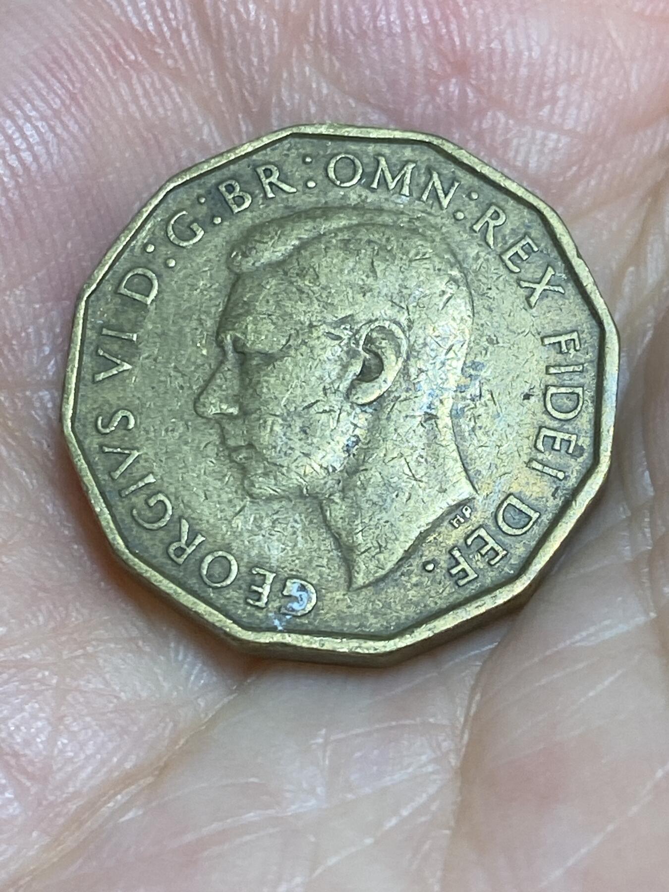 2025年第六十五场(总第九十一场）外国好品散币(免佣金) 英国🇬🇧1952年3便士(乔治六世第二版)