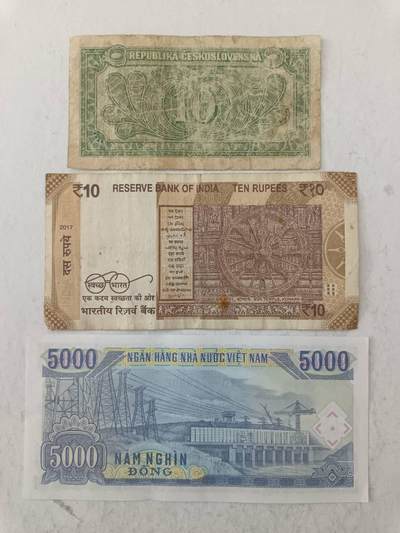 【20250717】非全新纸币第265场 外国3张纸币