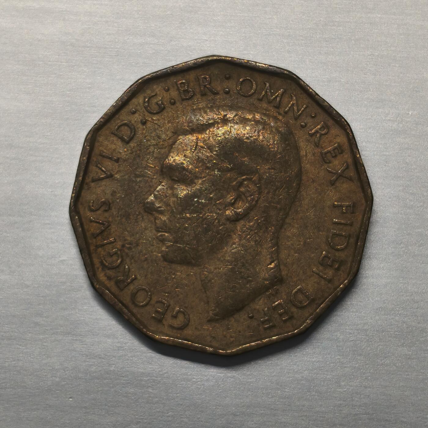 Krab外币市集Vol.19 英国1952年3便士Rare