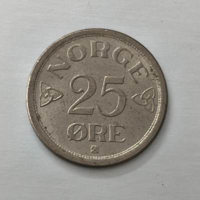 Krab外币市集Vol.19 - 挪威1956年25欧尔