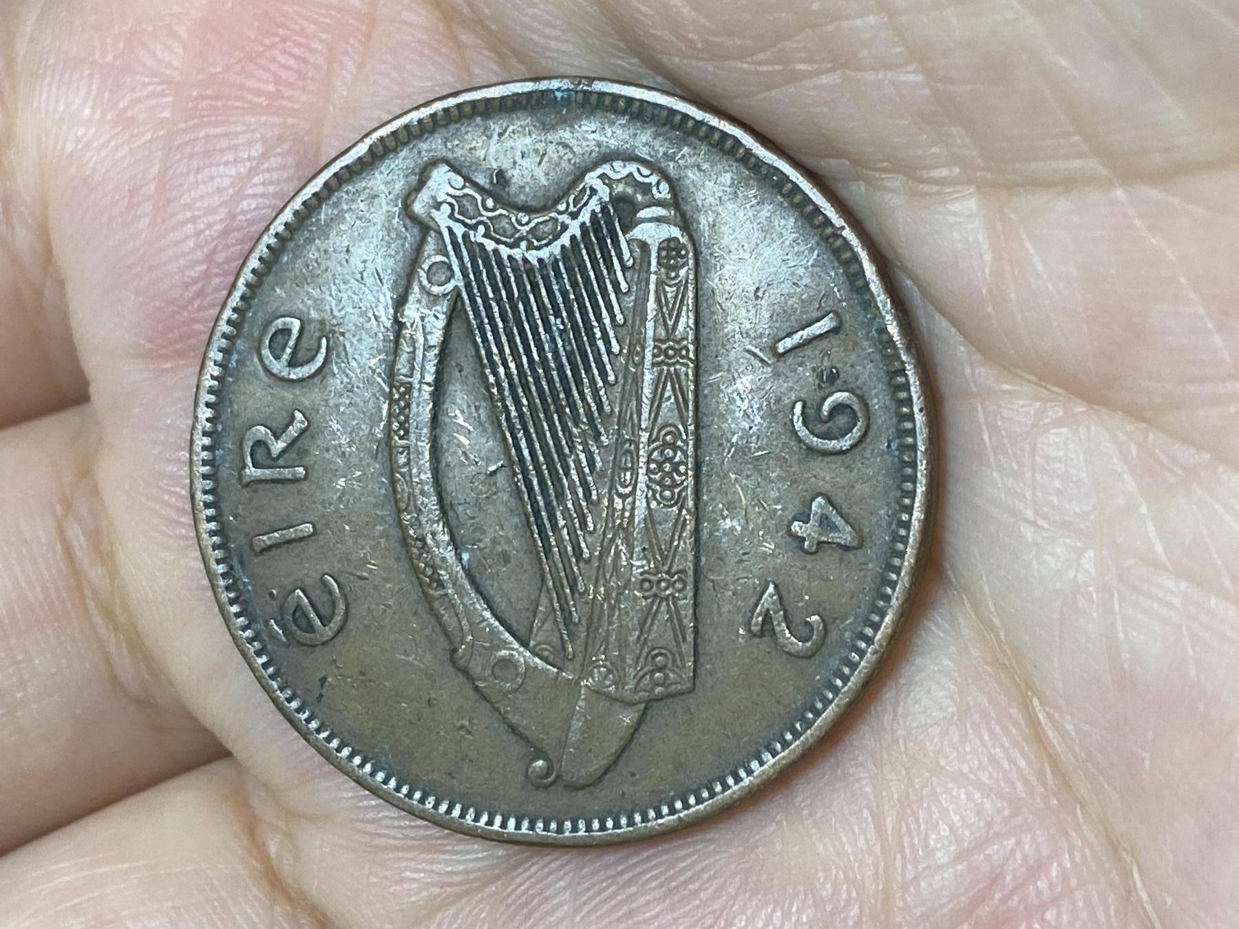 2025年第六十五场(总第九十一场）外国好品散币(免佣金) 少见年份–爱尔兰🇮🇪1942年1便士(共和国时期第一套)