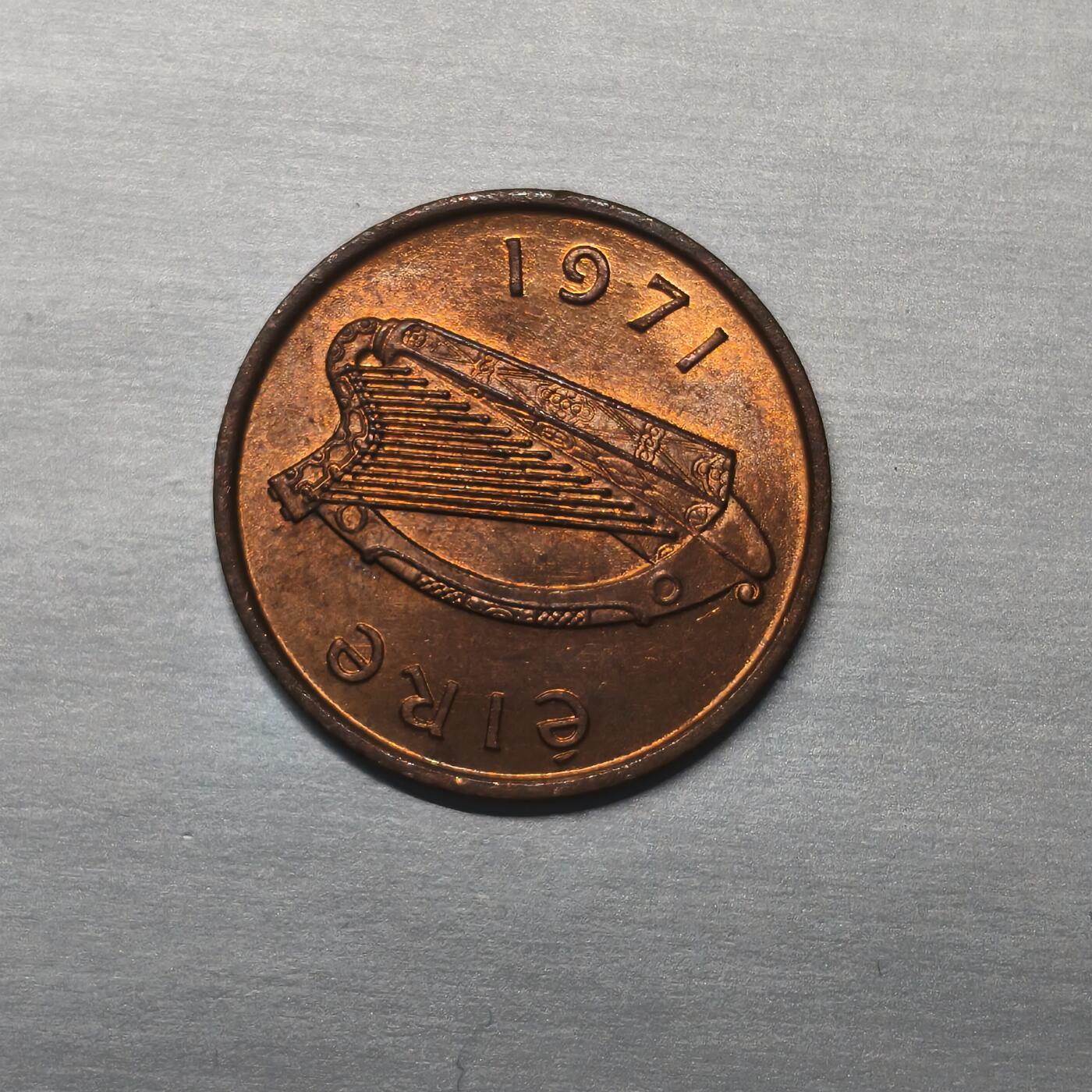 Krab外币市集Vol.19 爱尔兰1971年1/2便士