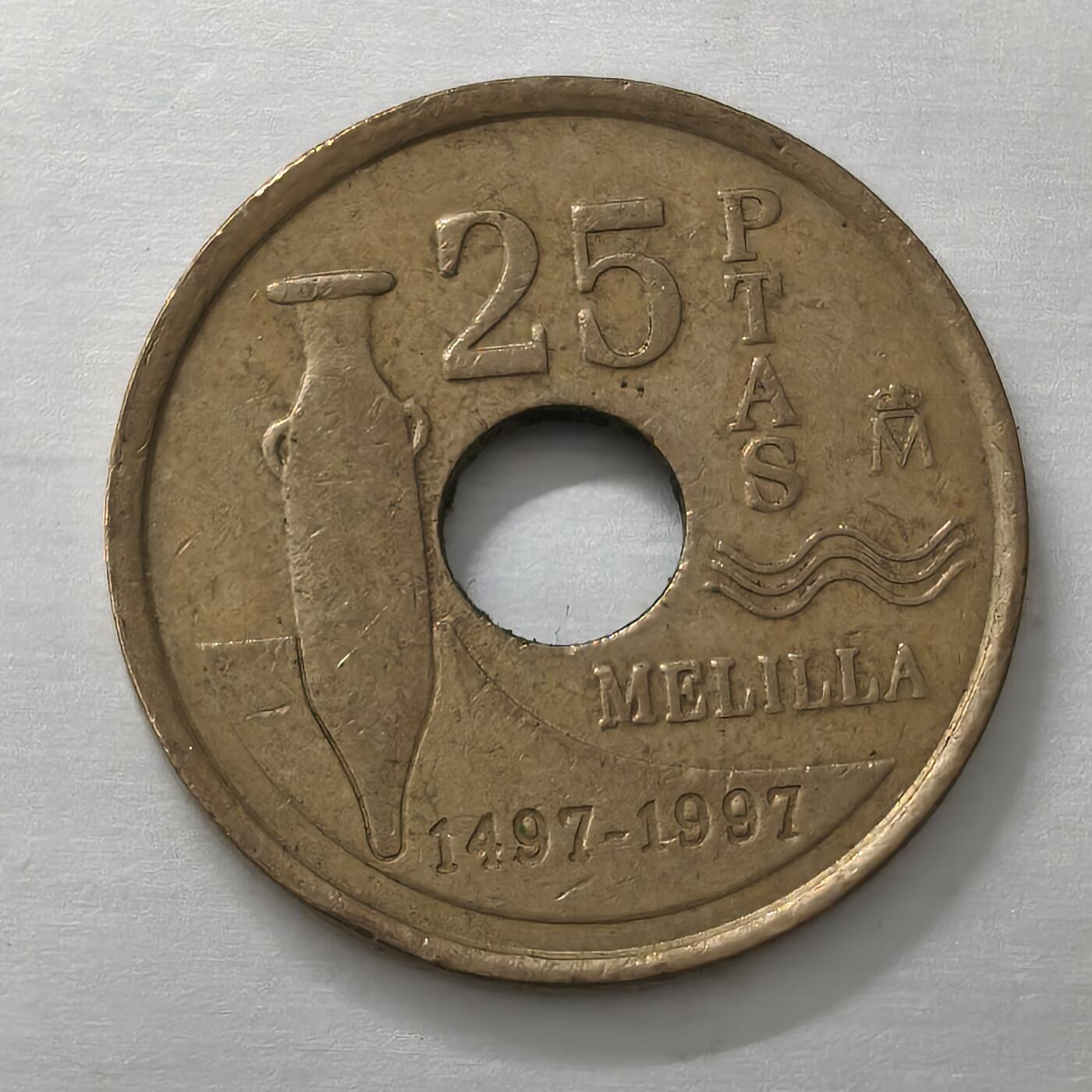 Krab外币市集Vol.19 西班牙1997年25比塞塔