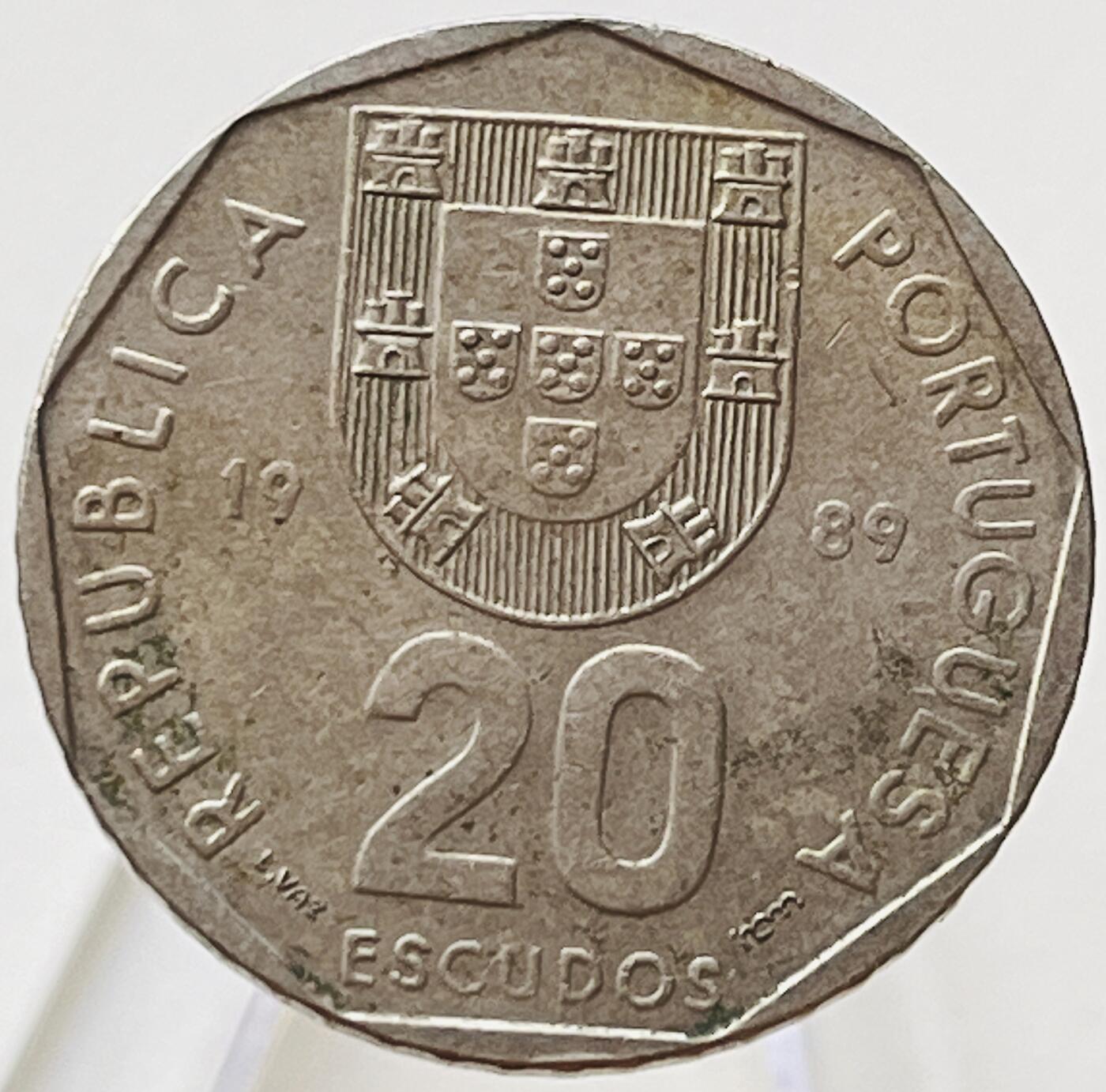 神仙姐姐-中外币专场16 1989年葡萄牙20埃斯库多